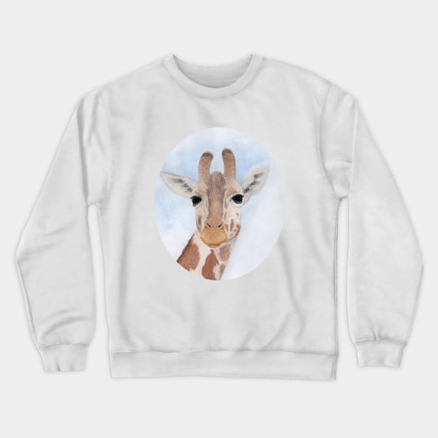 Giraffe Crewneck Sweatshirt by lindaursin